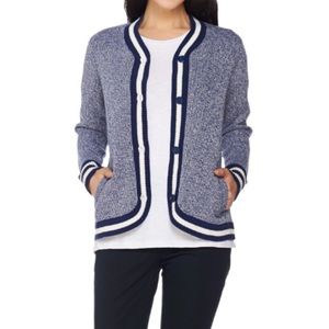 C. Wonder Marled Sweater Cardigan Navy